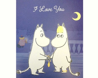 Moomin - Love - Blank  Valentine's / Birthday / all Occasion Card