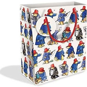 Paddington Bear Gift Bag or Tissue Paper Small, Medium, Large , Bottle all Occasion or Festive Christmas Medium