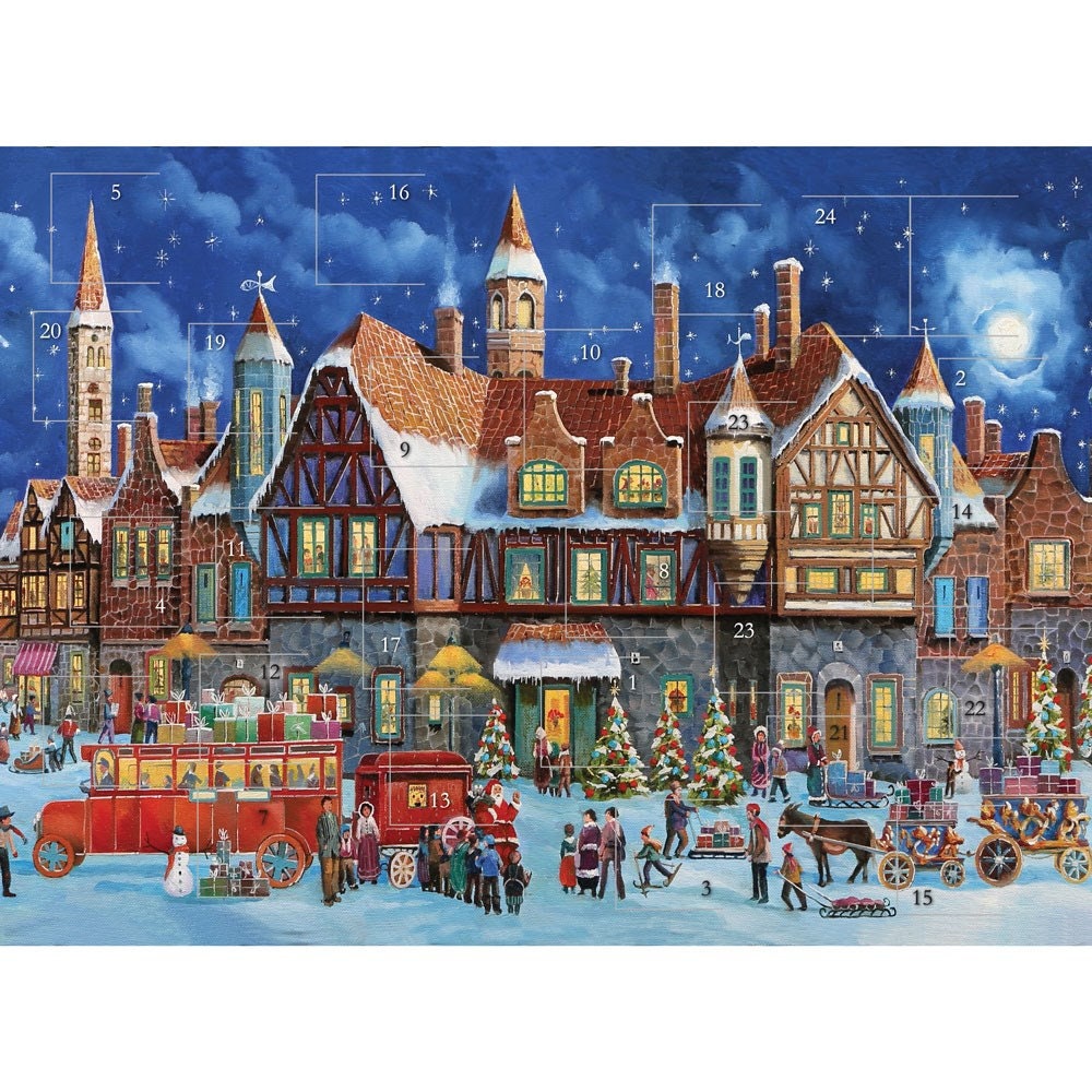 Traditional Advent Calendar 7 to Choose From Etsy UK