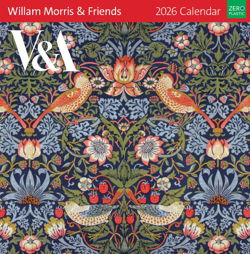 V&A - William Morris and Friends - 2026 Wall Calendar - Etsy
