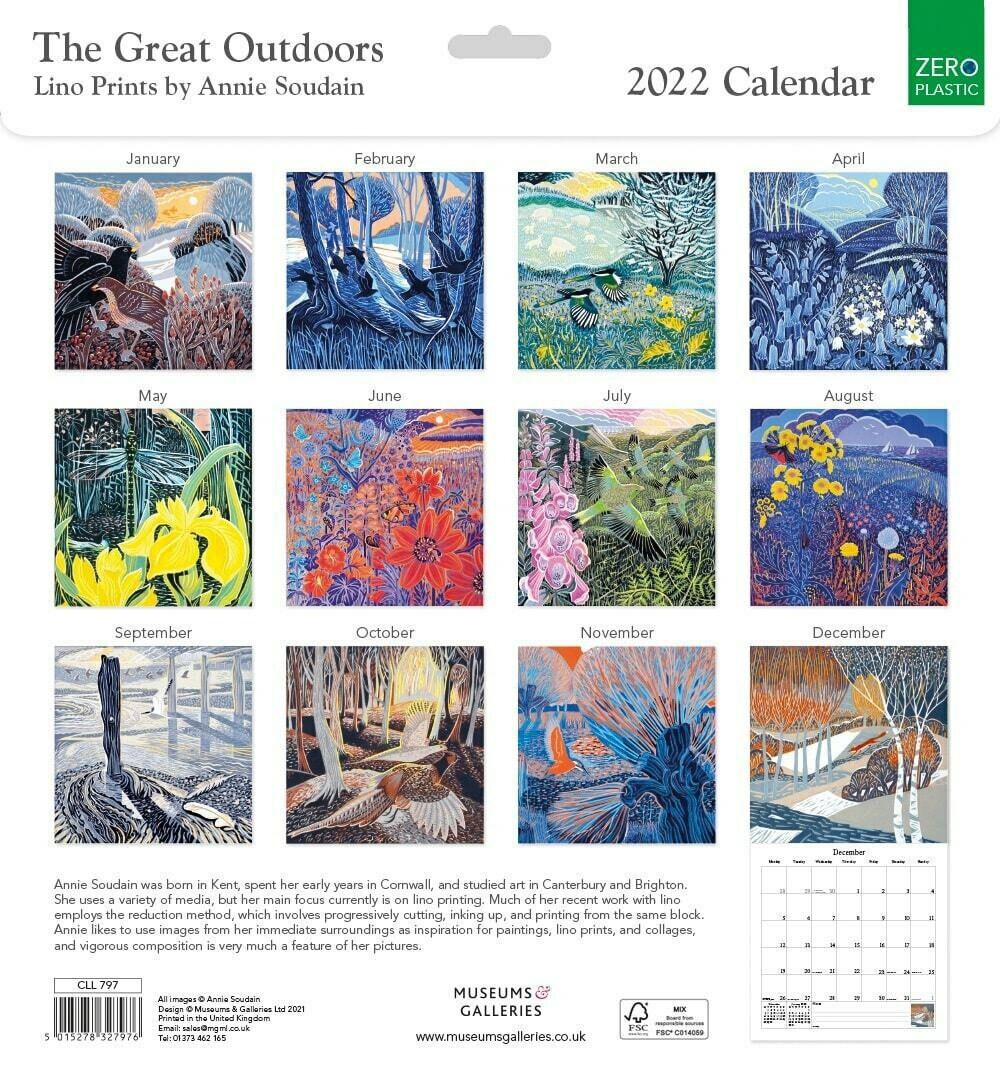 annie-soudain-the-great-outdoors-calendario-de-pared-etsy