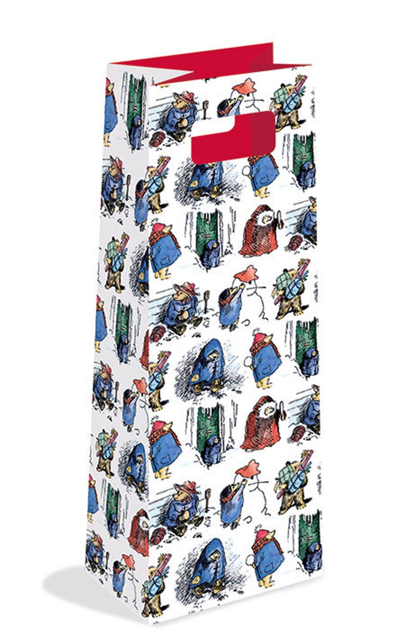 Paddington Bear Gift Bag or Tissue Paper Small, Medium, Large , Bottle all Occasion or Festive Christmas Festive Bottle