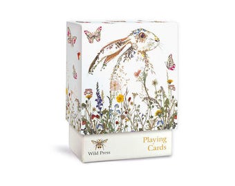 Wildflower Hare - Playing Cards - Helen Ahpornsiri