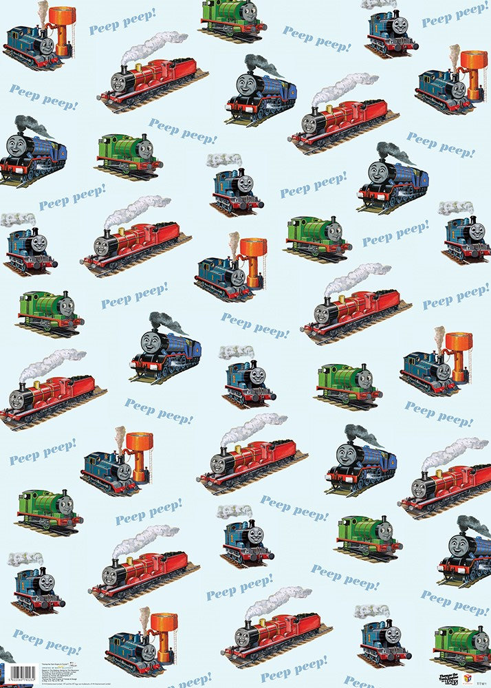 Thomas the Tank Engine 1 Folded Sheet Gift Wrap Wrapping Paper Etsy UK