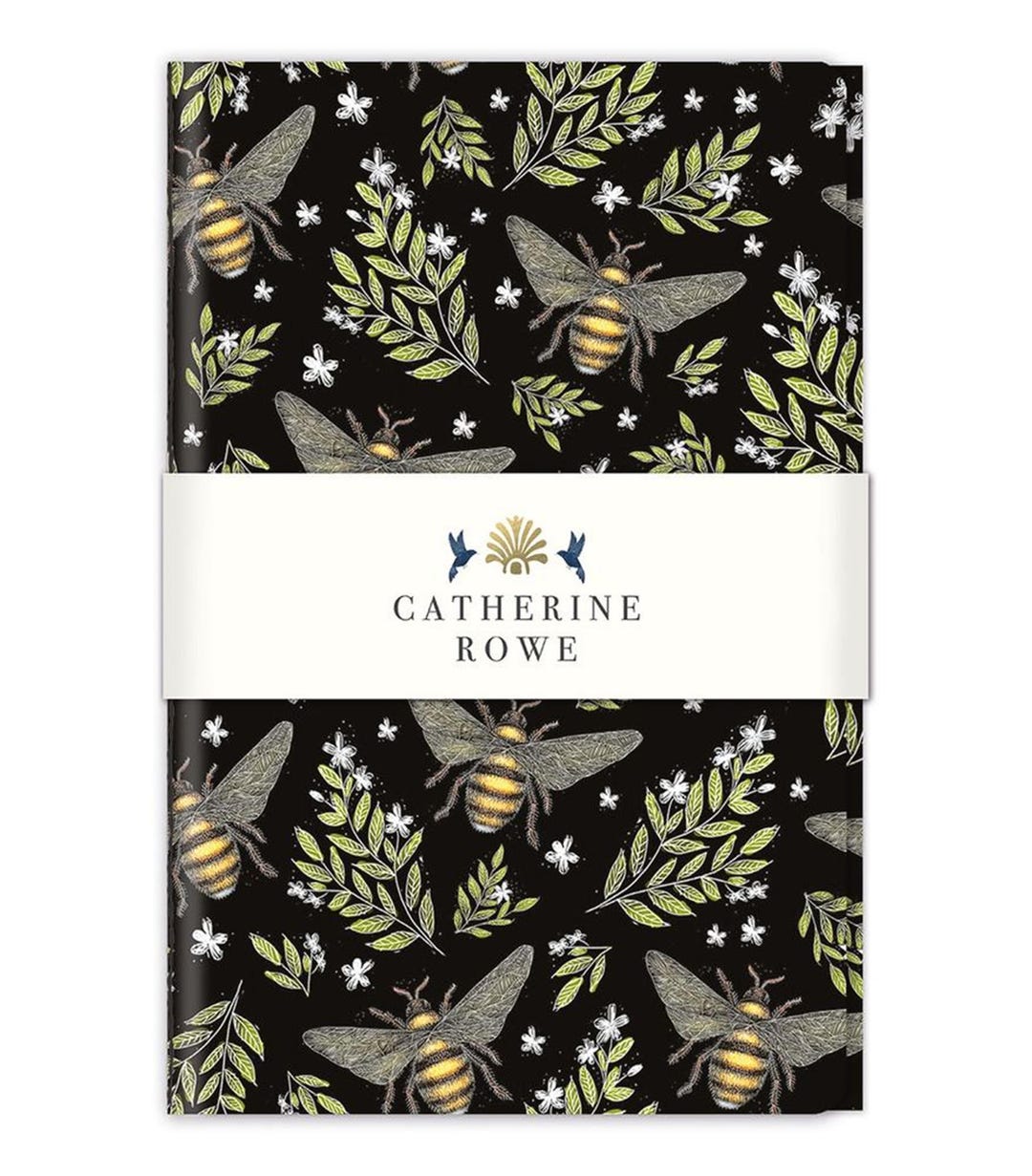 Stitched Notebook - Catherine Rowe - Honey Bee - Etsy