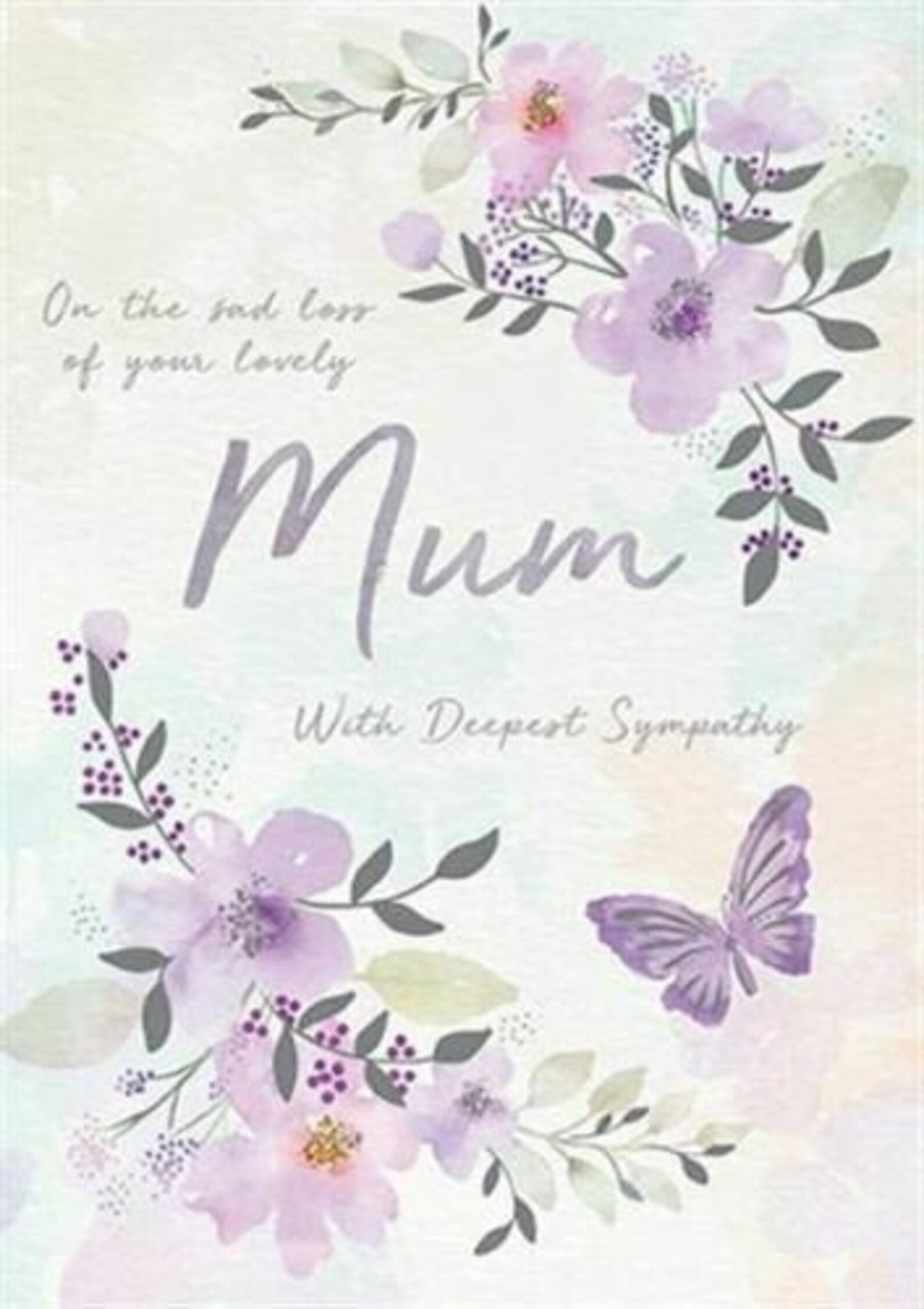 Sad Loss of Mum Sympathy Card Mother Etsy