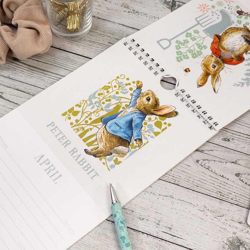 Peter Rabbit Calander Peter Rabbit - 2027 Slim Calendar - Beatrix Potter - Etsy