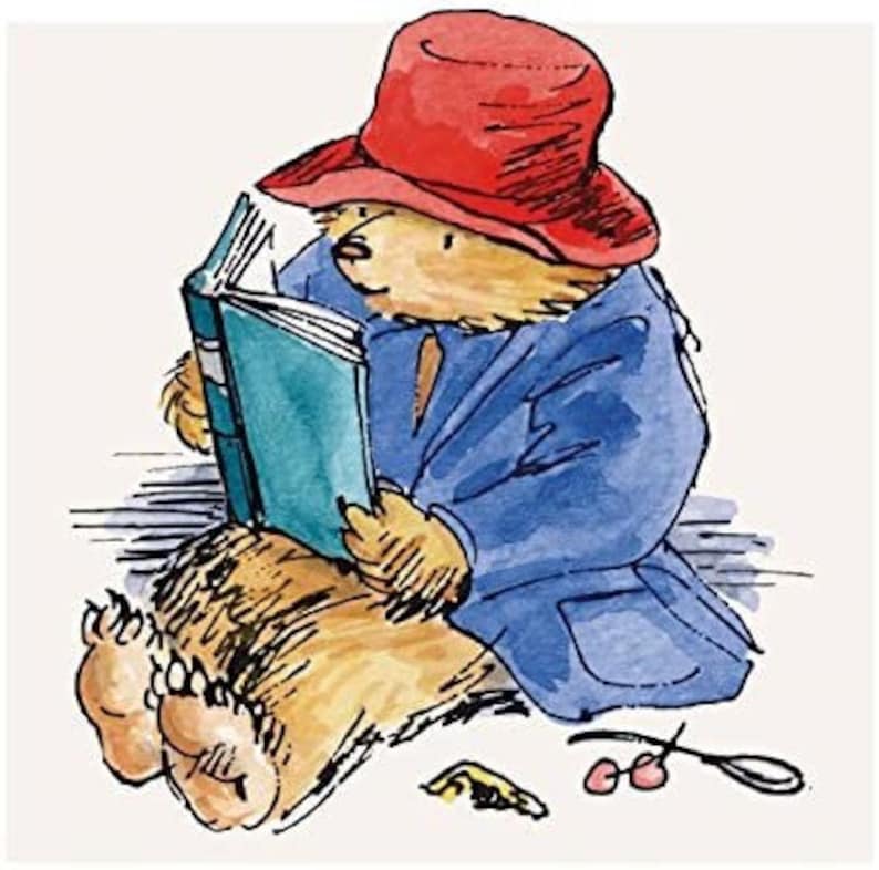 Paddington Bear Reading Greeting Card Choose Son, Grandson, Bear-illiant, Blank image 1