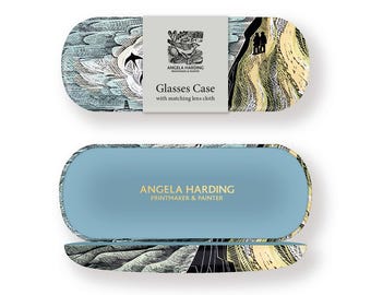 Cornish Path Glasses Case & Cloth by Angela Harding