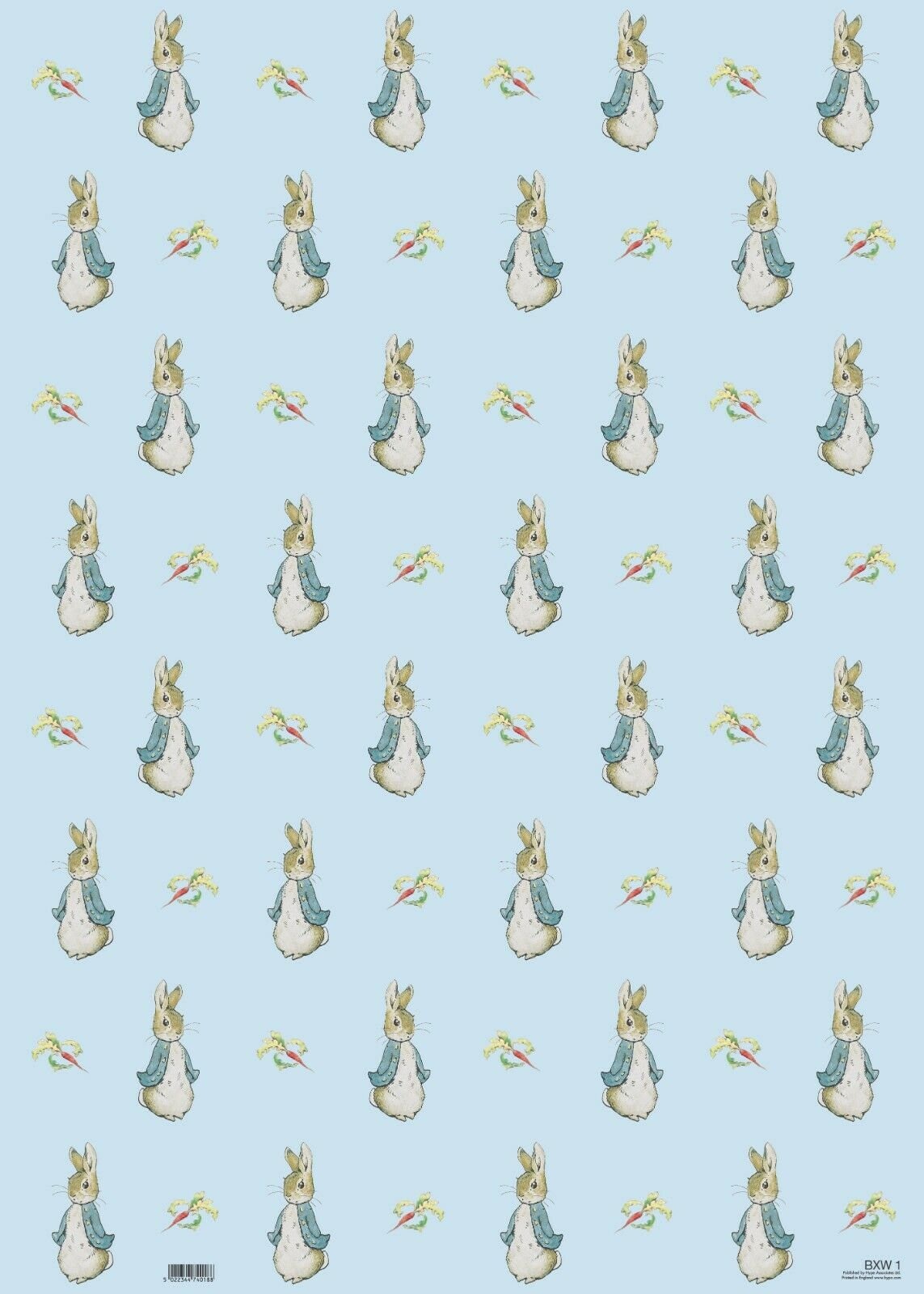 1 Folded Sheet Beatrix Potter Gift Wrap - Wrapping Paper - Peter Rabbit ...