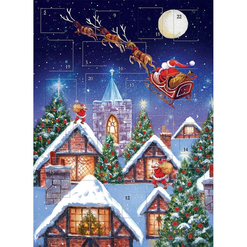 Traditional Advent Calendar 7 to Choose From Etsy UK