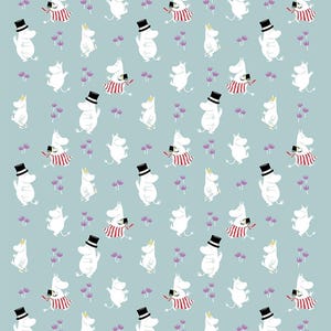 Moomin Wrapping Paper: Officially Licensed, Recyclable (70cm x 50cm)