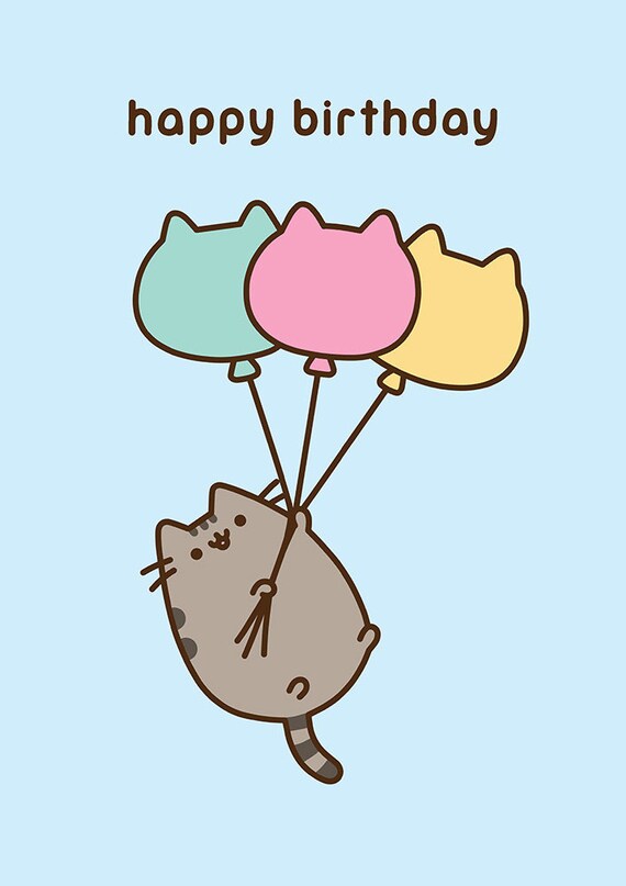 pusheen cat balloons