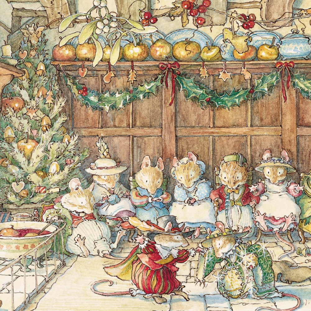 Brambly Hedge - Gathered Around the Hearth - Pack of 8 Christmas