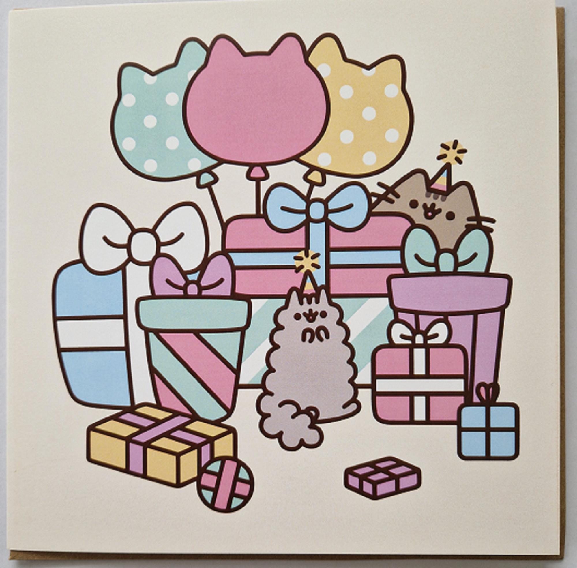 Pusheen and stormy birthday 2025