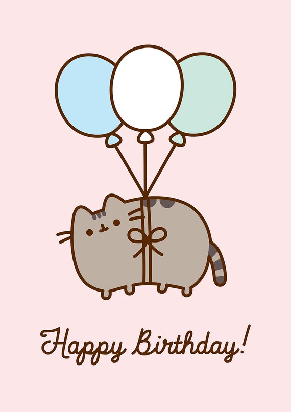 Pusheen cat balloons top