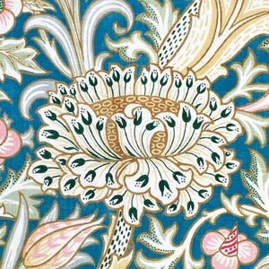 May include: A 2027 V&A Year Planner Diary with a month to view layout. The cover features a dense botanical pattern with large white and green flowers, pale pink blossoms, and swirling cream-coloured leaves set against a deep blue background.