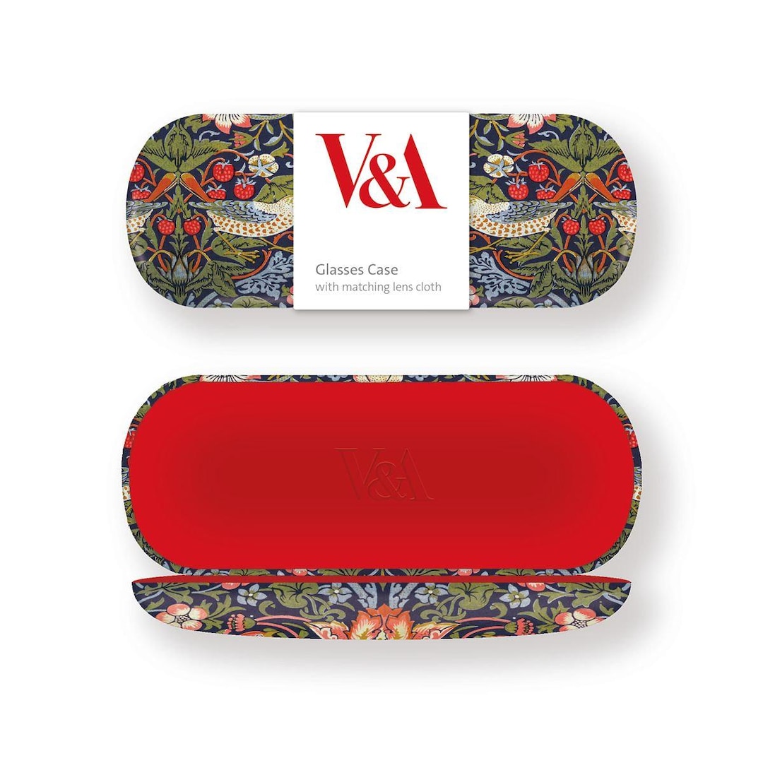 美品 Darkglass ANAGRAM カバー付き V&A William Morris - Glasses Case + Cloth - Strawberry Thief - Etsy