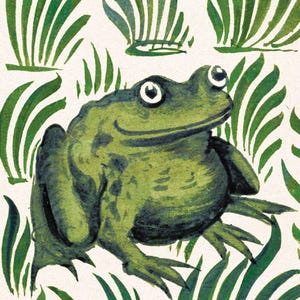 May include: A 2027 Year Planner Diary with a green top banner featuring the V&A logo and the text 2027 Year Planner Diary Month to View. The cover displays a green frog illustration centered against a repeating pattern of green grass blades.