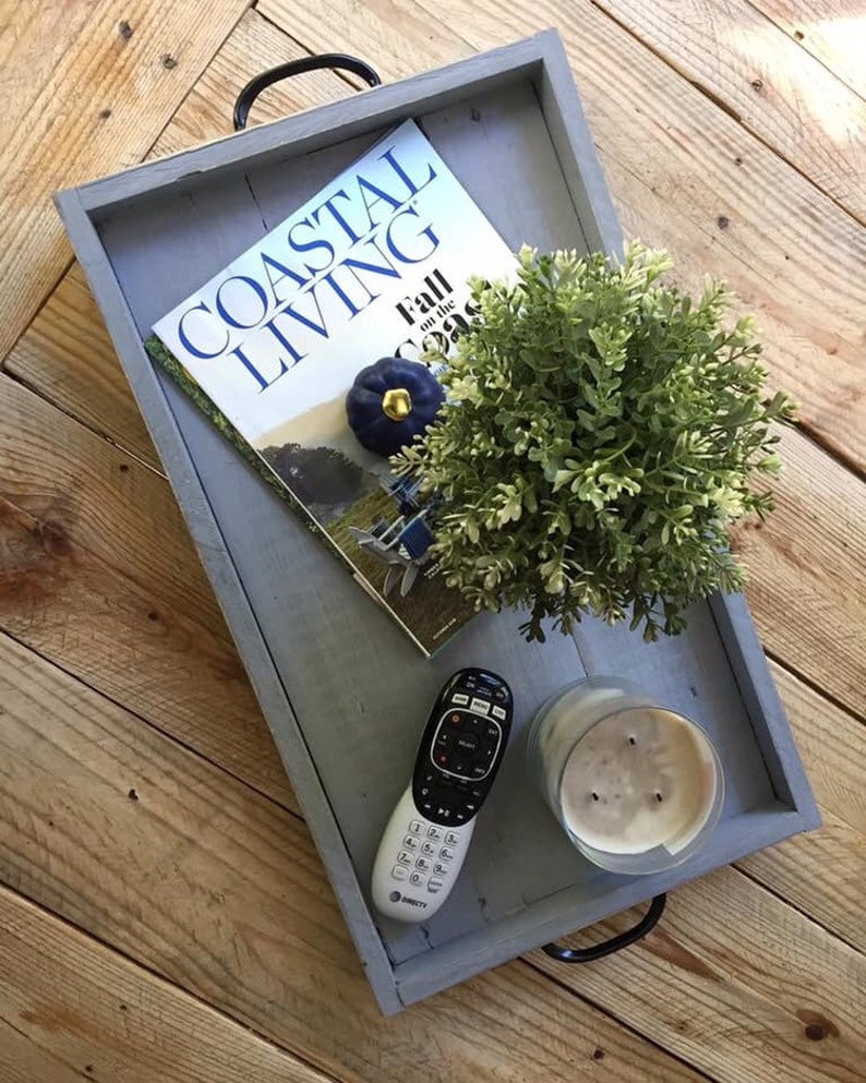 Farmhouse Coffee Table Tray Coffee Tray Serving Tray Etsy