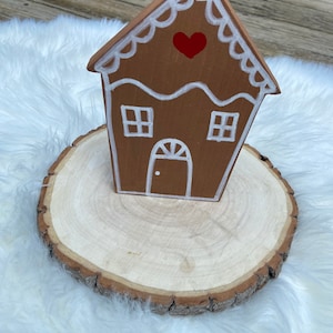 Wooden Gingerbread House | Gingerbread Tiered Tray Decor | Gingerbread | Gingerbread Tiered Tray | Gingerbread | Christmas Decor