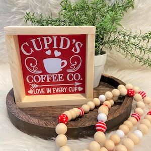 Valentines Day Decor | Coffee Bar Sign | Valentines Day Coffee Bar | Valentine Coffee Sign | Farmhouse Valentines Day | Valentine Coffee Bar