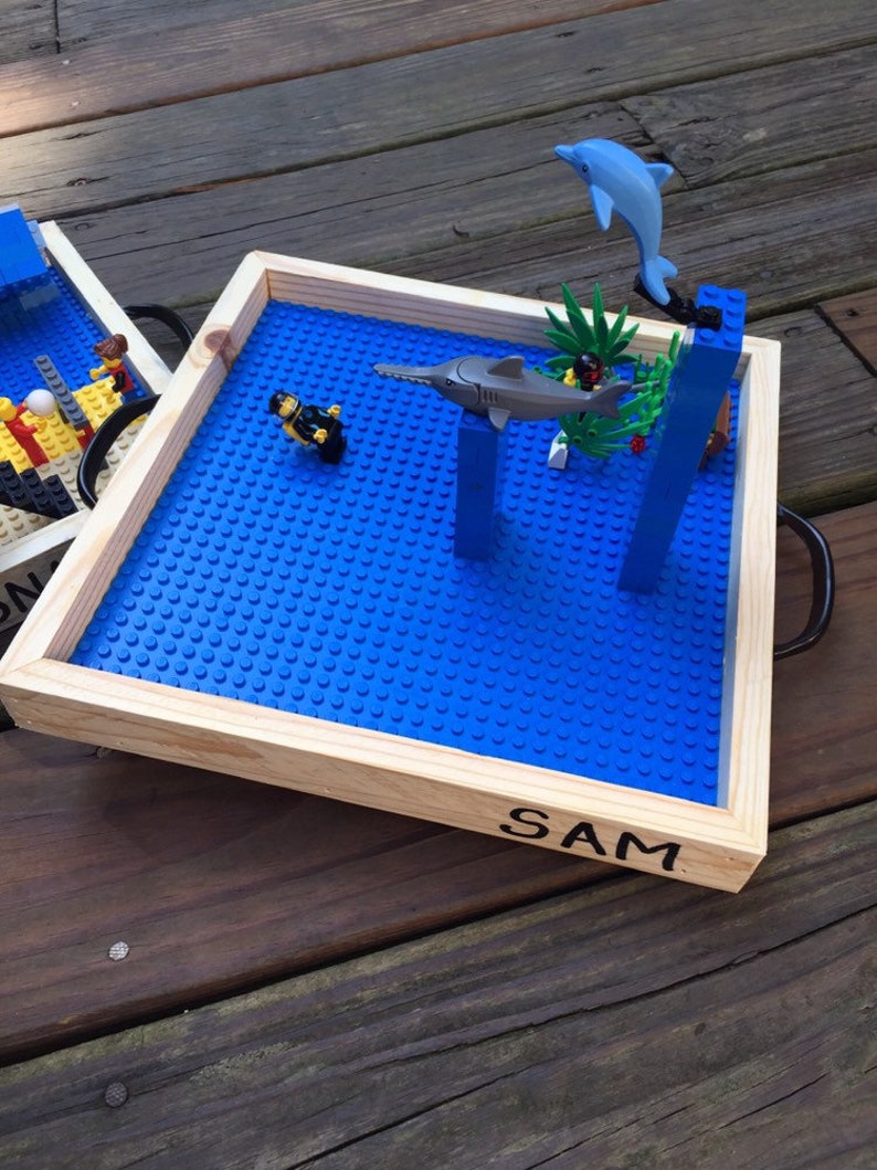 lego tray with storage