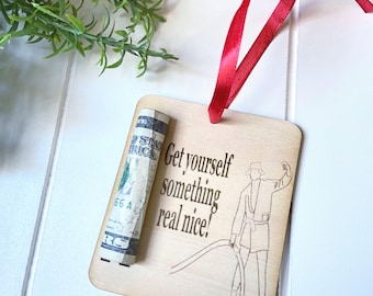 Funny Christmas Money Holder Ornament, Cousin Eddie Inspired Cash Gift Holder, Christmas Vacation Gift, White Elephant Gift, Funny Stocking