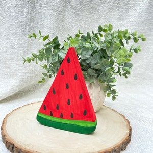 Watermelon Decor | Watermelon Slice | Summer Decor, Watermelon Tiered Tray | Fruit Decor | Watermelon Wood Slice