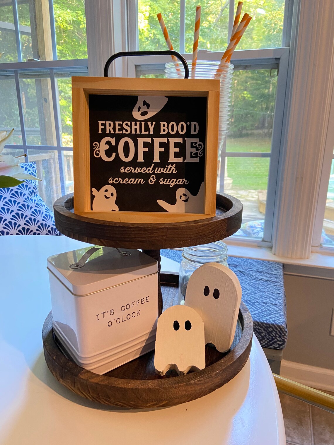 Halloween Coffee Bar Bundle Halloween Coffee Bar Decor Etsy