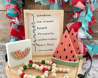 Summer Decor Bundle Box | Watermelon Decor Bundle | Watermelon Decor | Summer Decor | Watermelon Bundle | Watermelon Decorations