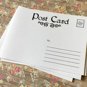 Postkarten (Set 12) - klassischen Stil leere Postkarten. Alle Gelegenheit Grüße. Hochzeiten, Einladungen, Danksagungen, Urlaubsreise
