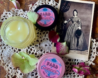 Fard Barrier Cream, Moisturizer, Winter Skin Rescue, Victorian Makeup, Historical Dress, Vintage, Lip Balm, 18th Century, Skin Balm