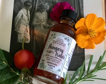 Queen of Hungary Water Toner, Farm Grown Herbs, Historical Skincare, Vegan Botanical Face Tonic, 18th Century