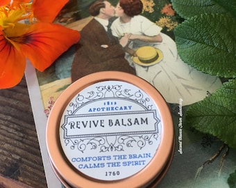 Revive Balsam 1760 Perfume, Solid Perfume, Victorian Makeup, Natural Fragrance, Homeopathic Salve, Solid Perfume, Historical Beauty