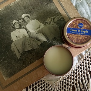 Creme De Psyche Lip Pomade, Nourishing Lip Balm, Victorian, Historical Recipe, Healing Chapstick, Lip Salve, Repairing Lip Balm, Pomatum