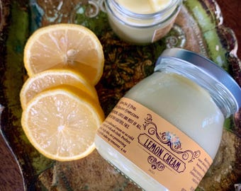 Lemon Cold Cream 1853 Recipe Victorian Makeup, Cleansing Cream, 18th Century Makeup, Vintage Cold Cream
