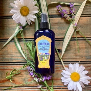 Heliotrope Toilette Water 1889 Victorian Perfume, Vegan Natural Fragrance, Victorian Makeup Floral Vintage Perfume, 18th Century Fragrance