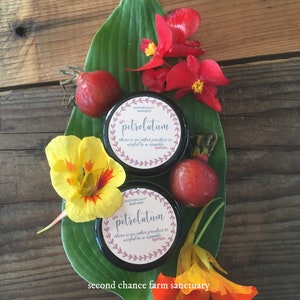 Un-petroleum Jelly, Hydrates and Softens, Lip Emollient, Natural Skincare, Nourishing Lip Treatment, Salve, Pomatum, Lip Balm