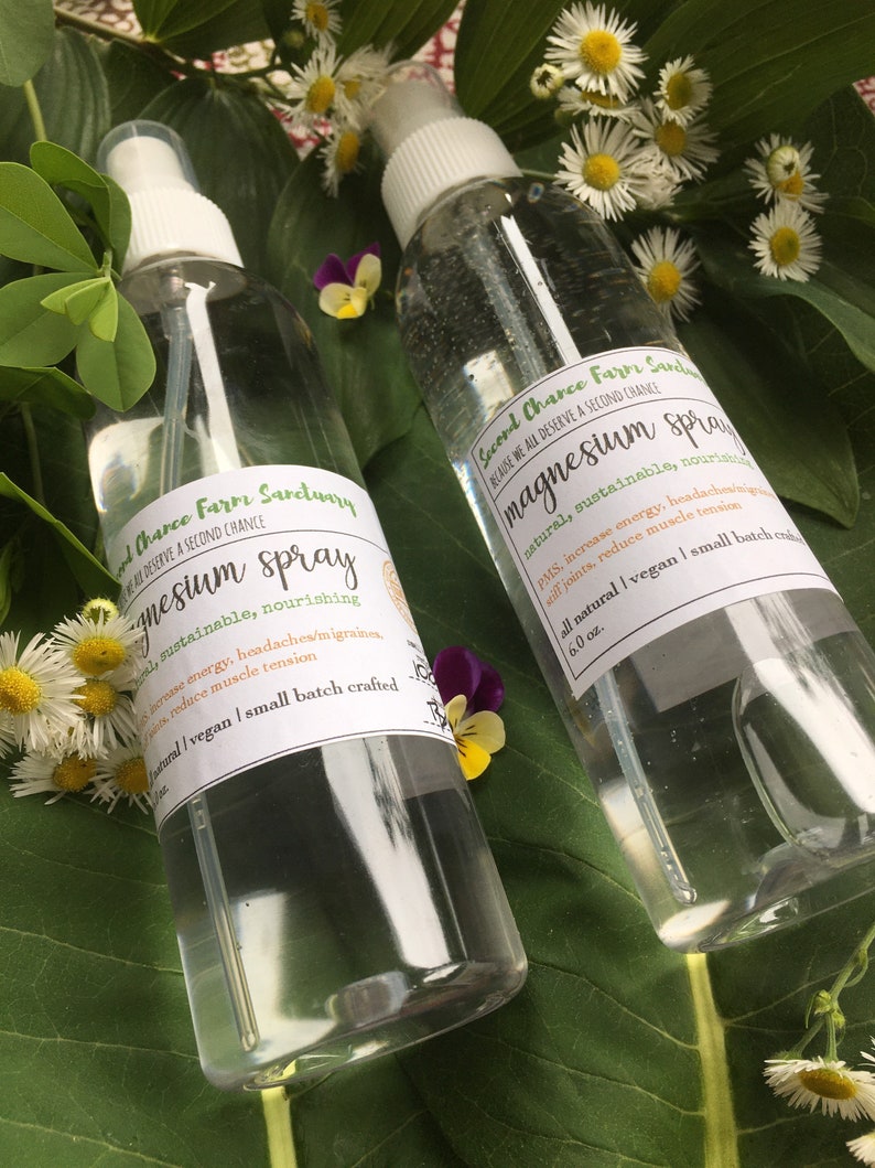 Magnesium Spray Cramp Relief Charley Horse Relief Pain Etsy