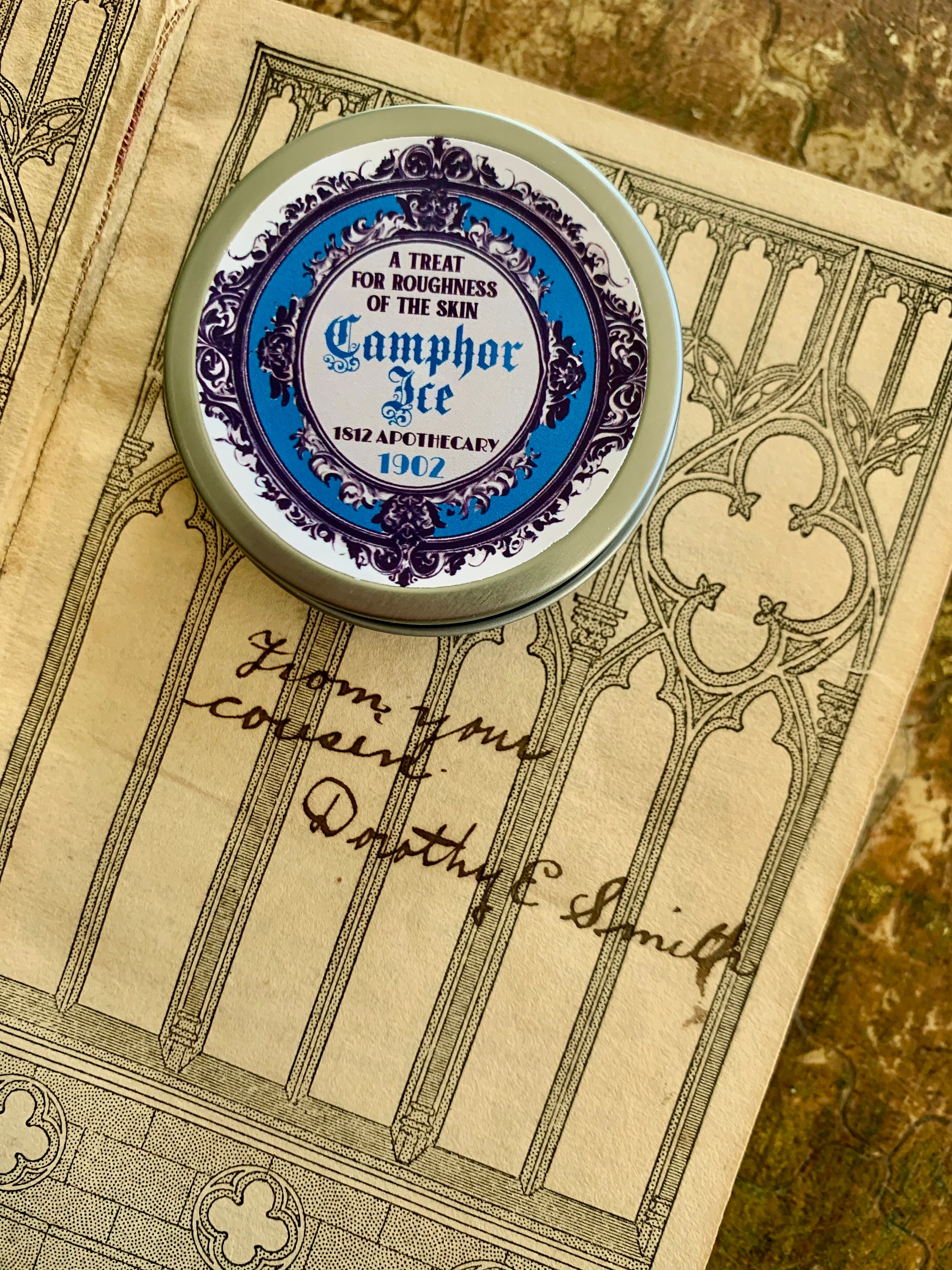 Camphor Ice 1902 Recipe, Menthol Salve, Natural, Historical Recipe ...