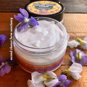1900-1910 Edwardian Makeup and Beauty Products     Violet Face Cream Hydrating Moisturizer Anti Inflammatory Natural Face Care Organic Natural Face Lotion Nourishing Vegan Wild Foraged  AT vintagedancer.com