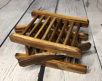 Bamboo Wood Soap Holder, Soap Saver, Wooden Soap Dish, Soap Saver Soap Dish, Eco Friendly, Zero Waste Gift