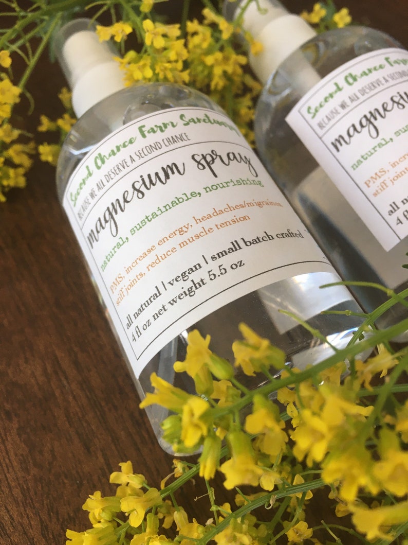 Magnesium Spray Cramp Relief Charley Horse Relief Pain Etsy