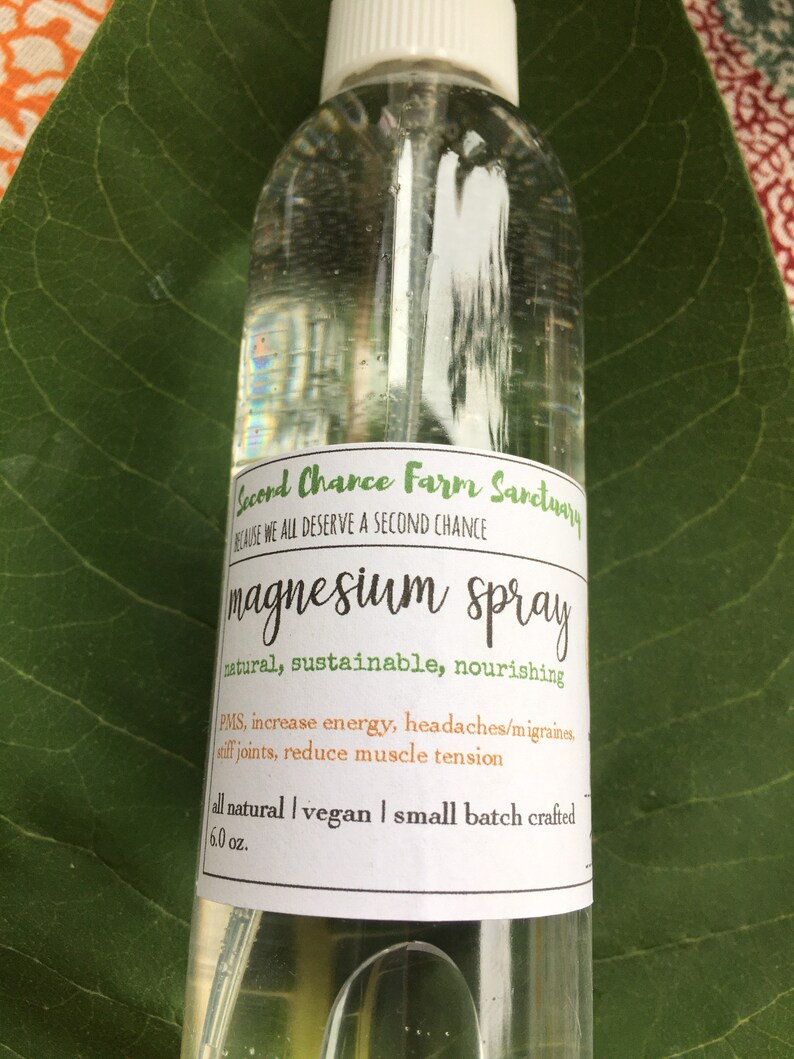 Magnesium Spray Cramp Relief Charley Horse Relief Pain Etsy