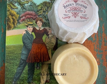 Windsor Soap Vegan Historical 1881 Cold Process Soap Artisian Handmade Skin Nourishing Palm Free Unisex Fragrance Victorian
