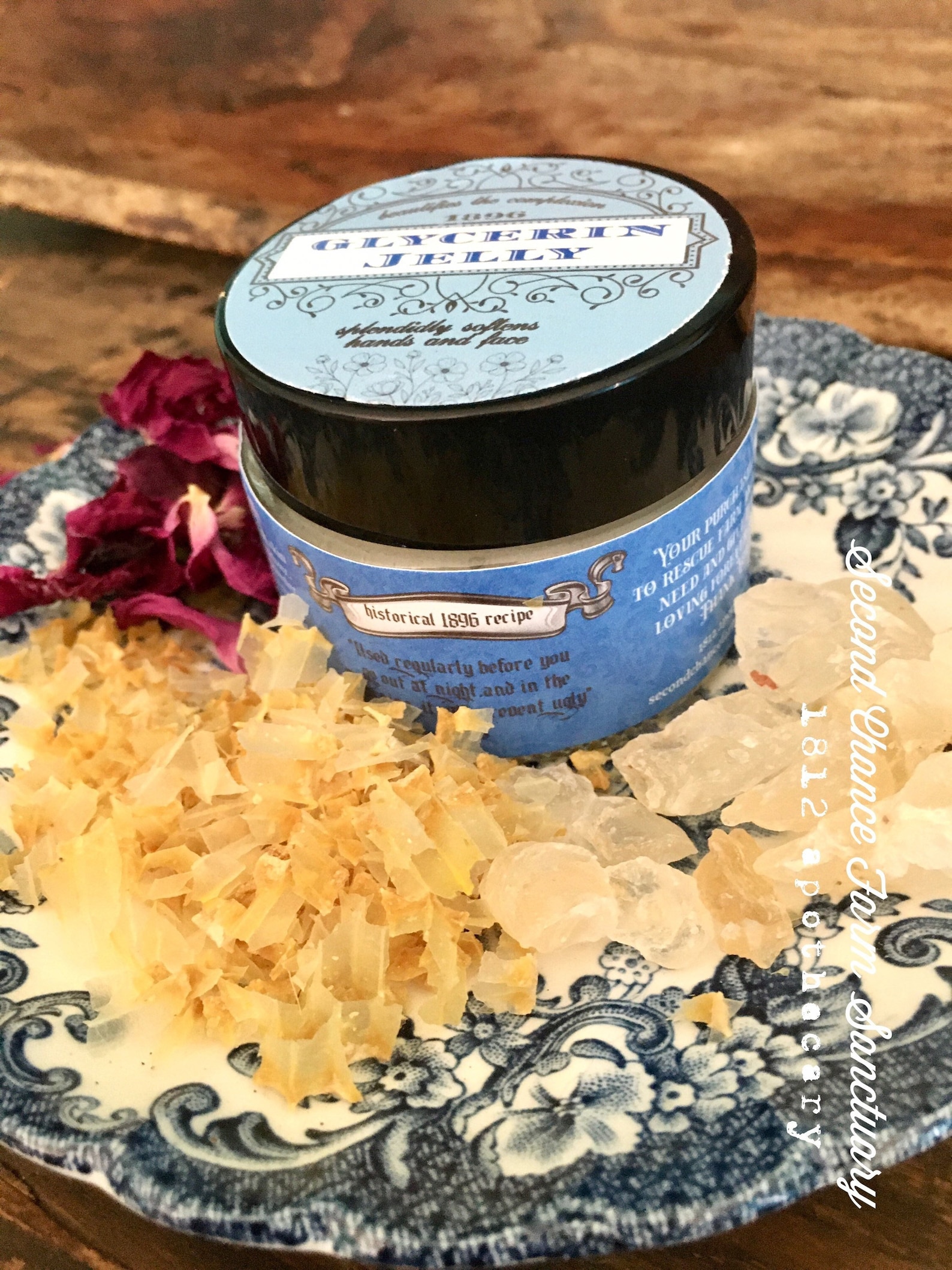 Rose Glycerine Jelly 1896 Hydrating Cold Cream Facial Cleanser Etsy