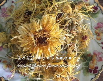 Calendula Officinalis 1 oz, Herbal Tea, Organic, Wicca Herbalism, Calendula Flowers, Bulk Tea, Marigold Petal