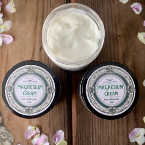Magnesium Lotion, Magnesium Chloride from the Dead Sea, Organic Skincare, Fragrance Free, Sleep Cream, RLS, Vegan