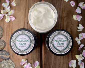 Loción de magnesio, cloruro de magnesio del Mar Muerto, cuidado orgánico de la piel, sin fragancia, crema para dormir, para el síndrome de piernas inquietas, vegana